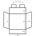 thumbnail image 2 of Jumbl Pet Cargo Liner for Suv's and Cars, Waterproof Material, Non Slip Backing - Universal Fit, 2 of 4