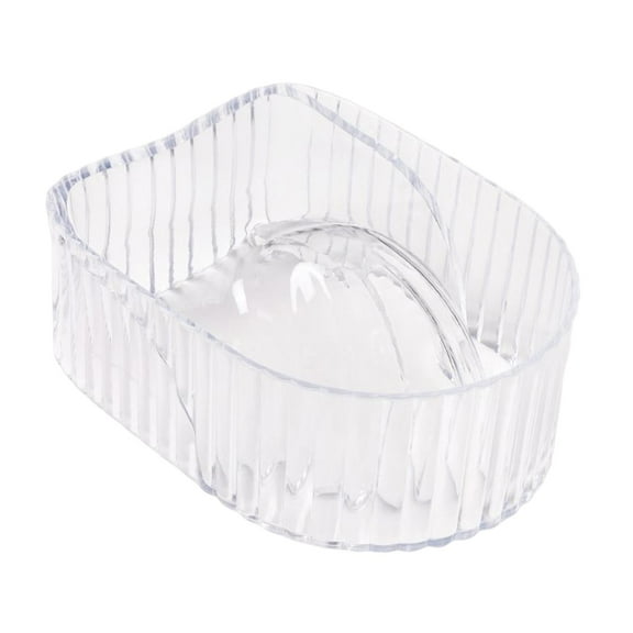 Nail Soaking Bowl Polish Remove Wash Soaker Tray Soaking Soak Bowl for Salon Transparent
