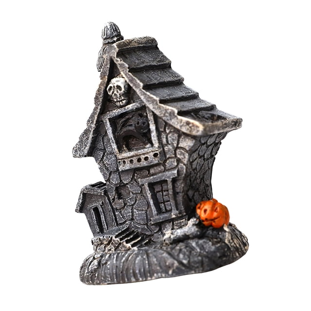 Bearachild Decoración de Halloween, adorno para la casa, fiesta de Halloween, decoración LED, resina sin llama, adorno artesanal aterrador para Bar de Kits de decoración para fiestas Esqueleto Bearachild HA007443-01