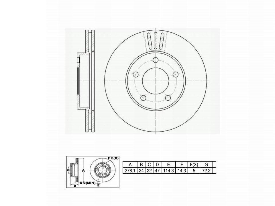 Ultra High Carbon 700 Brake Kits, Front UHCK7126, Ford Escape 2007-2001
