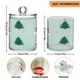 thumbnail image 3 of Snowman Dress in Christmas Style Forest Translucent Plastic Cans Storage Canisters with Lid Set of 4, 3 of 7