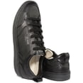 thumbnail image 4 of Guess Certosa Men's Low Top Lace Up Synthetic Leather Trainers In Black Size 11.5, 4 of 6