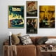 thumbnail image 5 of Pósteres retro de películas clásicas El club de la lucha Mujercitas Impresiones nostálgicas Póster Decoración para el hogar Bar Café Pintura de pared artística DIY, 5 of 5