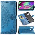 thumbnail image 3 of Dteck Magnetic Shock-Proof Premium PU leather wallet Case with Kickstand and Flip Cover For Samsung Galaxy A40 2019 (5.9 inch), Blue, 3 of 3