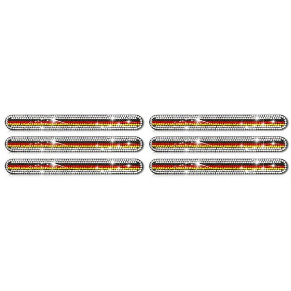 Bling Car Door Handle Stickers Protector 6PCS Universal Car Door Handle Rearview Mirrors Anti-collision Accessories Door Protection Wrap Decal Waterproof Anti-Scratch Stickers Covers Type 2