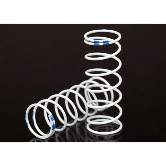 Traxxas 7449 White Rear GTR XX-long Shock Spring 1.004 Rate Blue 1 Pair