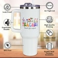 thumbnail image 4 of Teacher Tumbler Cup 40 OZ - Teacher Appreciation Gifts, Teacher Christmas Gifts, Teacher Birthday Gifts, Teacher Gifts for Women, Best Teacher Gifts from Student, Back To School Teacher Gifts, 4 of 6