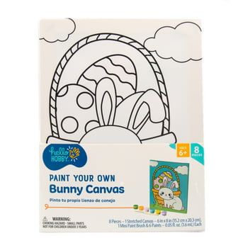 Hello Hobby Paint Your Own Bunny Canvas