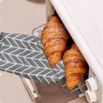 thumbnail image 5 of 4 guantes de horno y agarraderas para ollas, guantes de cocina resistentes al calor para microondas para hornear, cocinar a la parrilla, buen ajuste para barbacoa, 5 of 5