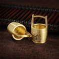 thumbnail image 3 of Small Bucket Brass Bucket Compact Lucky-fortune Craft Mini Copper Ware Golden Bucket Feng Shui Ornament Desktop Decor, 3 of 6