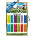 thumbnail image 3 of Animal Club - Numbers Times Tables Wall Poster, 22.375" x 34", Framed, 3 of 3
