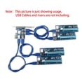 thumbnail image 4 of pcie 1 a 4 jinwen PCI E 16X ranuras de tarjeta vertical extensor de tarjeta, 4 of 8