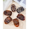 thumbnail image 7 of AWAYTR 6 PCS Oval Flat Hair Claw Clips for Women, Medium French Clips with Strong Grip, Non Slip Hair Clips for Thick & Thin Hair, 7 of 7