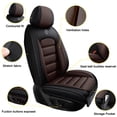 thumbnail image 4 of Car Seat Cover for TOYOTA AVALON 2013, Black and Brown Car Seat Covers, Faux Leather Full Set of 5 Seats With Lumbar Support Protect and Upgrade Seats, Protect Car Seats, 4 of 7