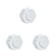 thumbnail image 1 of Cubo mágico elegante hexagonal ligero 7 en 1 Vogacara para niños y adultos descompresión juguete aliviar estrés Blanco, 1 of 6