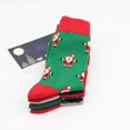 thumbnail image 2 of New Mens Sock Christmas Xmas Tree Santa Claus Snowflake Pattern Hip Hop Cool Socks For Men Winter Thick Long Skate Funny So N9h6, 2 of 10