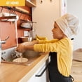 thumbnail image 5 of 5 Pcs Chapeau de Chef Blanc Adulte Réglable Boulanger Cuisine Chef Casquette pour Adulte / Enfants, 5 of 5