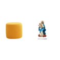 thumbnail image 1 of Elegante otomana cilíndrica con decoración de escritorio acrílica 2D. Adorno de mesa único para oficina, dormitorio, habitación infantil, apartamento, 1 of 8