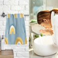 thumbnail image 7 of Yayeee 100% Cotton Hand Towels for Bathroom 16" x 28" Soft Absorbent Kitchen Towel, Light Blue Rainbow, 7 of 7