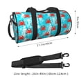 thumbnail image 2 of Easygdp Crab Swims In The Ocean Bolsa de Viaje, Bolsa de Mano, Bolsa de Gimnasio, Bolsa de Equipaje para Viaje, 2 of 6