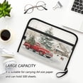thumbnail image 6 of Accordion File Organizer with Zip Closure 13 Pockets Expanding File Folder Letter A4 Paper Document Organizer for Home Office Truck with Christmas Decorations, 6 of 7