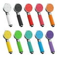 thumbnail image 4 of Colorful handheld shower head with silicone grip 10 colors (Green), 4 of 6