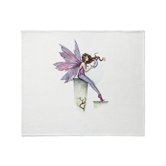 CafePress - Whispering Moon Fairy Throw Blanket - Soft Fleece Throw Blanket, 50"x60" for All Ages