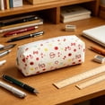 thumbnail image 6 of Back to School Supplies Under 1 Pencil Case Stylish Durable Versatile Zipper Pencil Case Big Capacity Pencil Pouch for Girls Boys Students #1121, 6 of 6