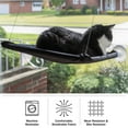 thumbnail image 4 of PETMAKER Cat Window Perch with Removable Machine Washable Cover (Black), 4 of 11