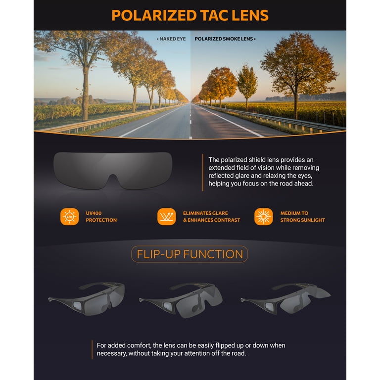 Leico Fashion Fit-Over Polarized Sunglasses, UV400 photo 6