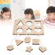 thumbnail image 1 of Rompecabeza de forma de madera, desarrollo sensorial de la mano de la mano de la forma del ojo peg tablón para la escuela en el hogar para el aula, 1 of 7