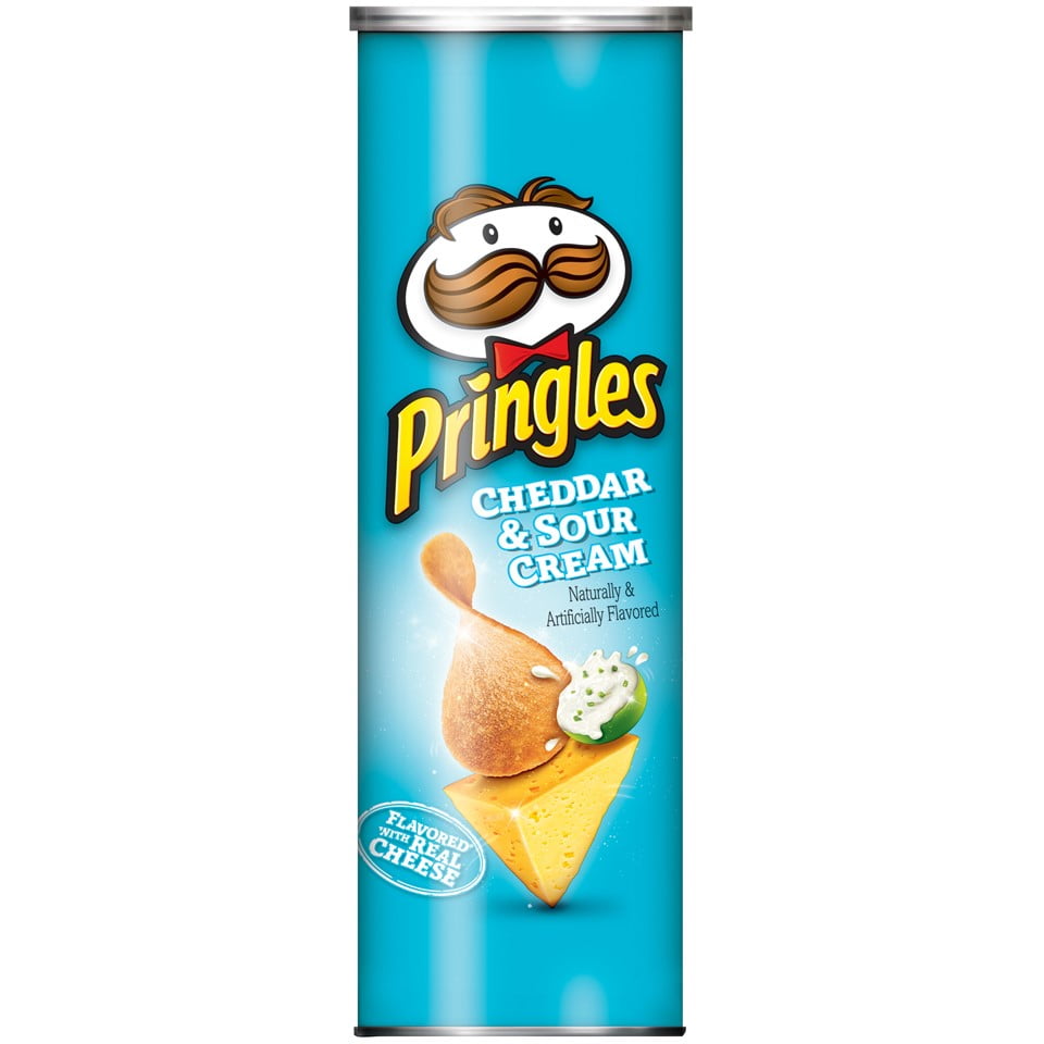 Pringles Cheddar & Sour Cream Potato Crisps 5.5 oz. - Walmart.com