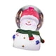 thumbnail image 3 of Adorno de bola de cristal de resina que cambia de color con luz navideña de globo de nieve con muñeco de nieve de cabeza grande, 3 of 8