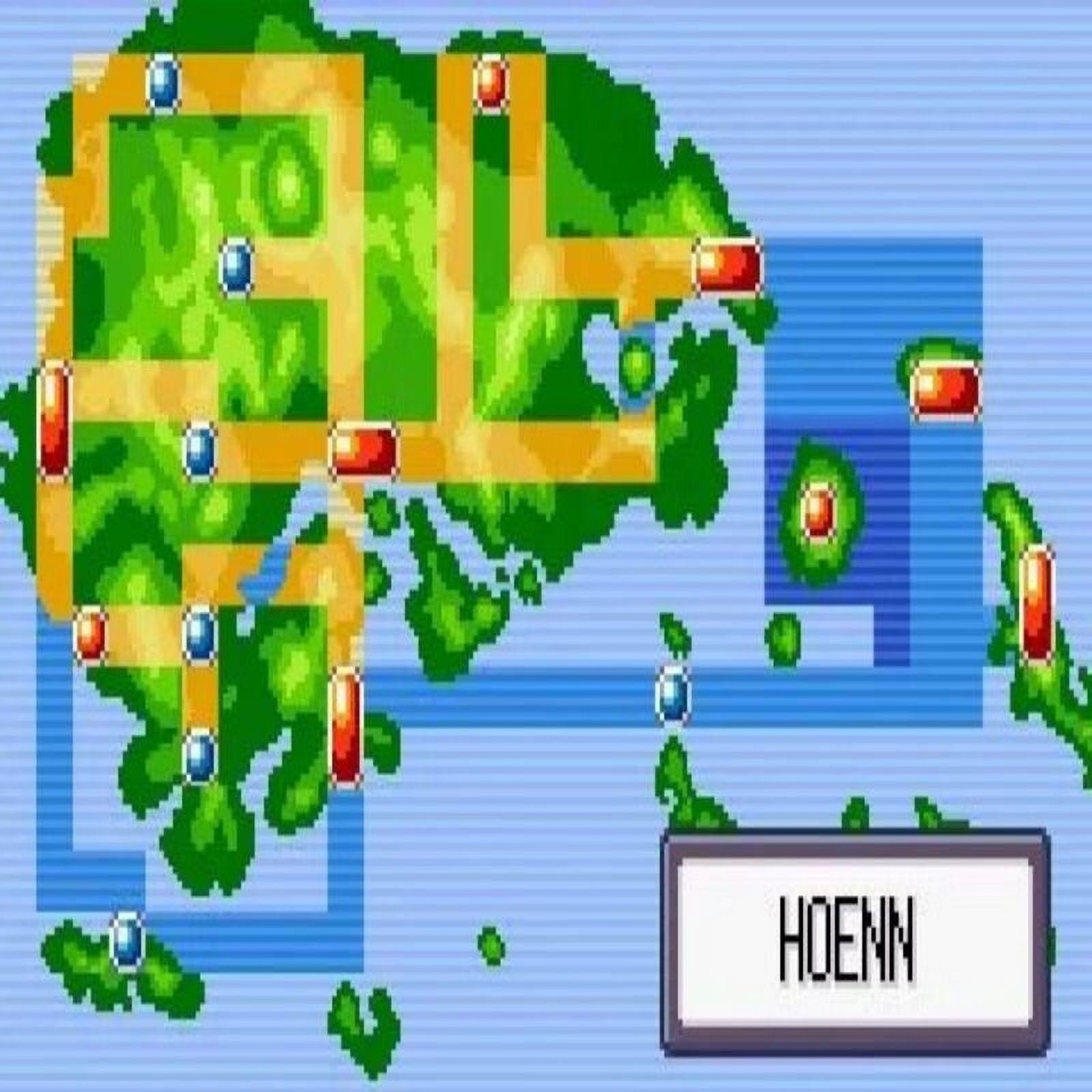 Creating a game-size world map of Pokémon Fire Red