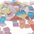 thumbnail image 4 of pitrice Bright Mosaic Tiles Assorted Craft Glass Pieces Stones Pink Purple, 4 of 8