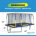 thumbnail image 2 of Upper Bounce 9x15 FT Easy Assemble Rectangle Trampoline with Enclosure – Durable Trampoline for Kids, Toddlers, and Adults – Indoor Trampoline and Outdoor Rectangle Trampoline for Fun and Fitness, 2 of 6
