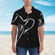 thumbnail image 2 of Fotbe French Bulldog Camisa Hawaiana para Hombre Unisex – Camisa Casual de Verano con Botones de Manga Corta de Algodón y Lino,XX-Large, 2 of 7