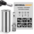 thumbnail image 3 of Juego de herramientas de enchufe LWWTBS Super Universal de 7-9 mm con adaptador, 3 of 7
