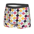 thumbnail image 5 of Goofa Polka Dot Printed Men's Boxer Briefs Underwear, Moisture-Wicking Underwear, Trunk,Soft and Breathable Cotton Underwear-Medium, 5 of 9