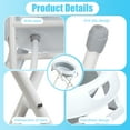 thumbnail image 3 of WETS 2 in 1 Dog Bathtub Dog Washing Station for Bathing & Grooming Collapsible Elevated Shower Bath Tub for Small Pet, 3 of 8