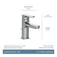 thumbnail image 4 of Moen 6900Bl Matte Black One-Handle Bathroom Faucet, 4 of 6