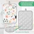 thumbnail image 3 of ALAZA Floral Pot Holders Set of 2 Heat Resistant Kitchen Oven Mitts, 3 of 7