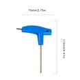 thumbnail image 3 of Yibooy MTB Road Bicycle Allen Key T-Type Plastic Handle Wrench S2 Tool (3mm), 3 of 8
