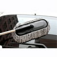 thumbnail image 5 of Car Duster Exterior Scratch Free,Car Dust Brush with Extendable Telescoping Handle to Remove Dust Pollen,Duster for Car,Truck,RV and Motorcycle,Large Car Mop Duster Head, Wax Cotton Hair（Blue）, 5 of 6