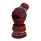 thumbnail image 2 of Gorro de mujer, gorro de punto de invierno 3 en 1, gorro cálido de invierno elaborado con cuidado, 2 of 8