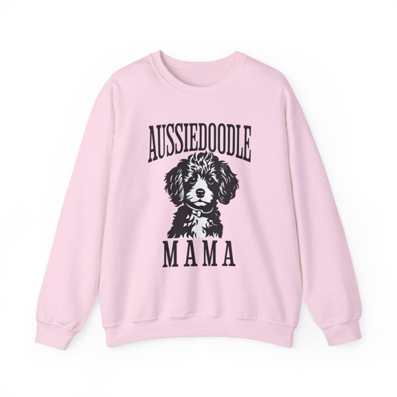 Adult Women Aussiedoodle Mama Crewneck Sweatshirt Miniature Aussiedoo Shirt