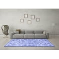 thumbnail image 3 of Ahgly Company Indoor Round Persian Blue Traditional Area Rugs, 3' Round, 3 of 4