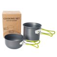thumbnail image 1 of Mosiee Portable Outdoor Cooking Set: Non-Stick For Camp Pot & Pan For Easy Packing!, 1 of 9