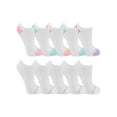 thumbnail image 4 of Fruit of the Loom Womens Everyday Soft Cushioned No Show Socks, 10-Pack, 4 of 5