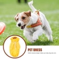 thumbnail image 3 of OUNONA Yellow Banana Pet Party Clothes Comfortable Dog Coat for Special Events, 3 of 8